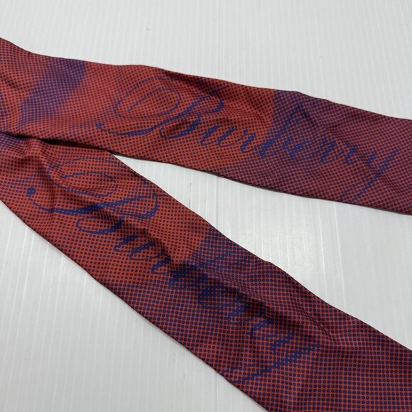 Burberry Rose Print Silk Scarf Raspberry Pink Logo Wrap Designer 100% Silk Italy - Picture 5 of 5